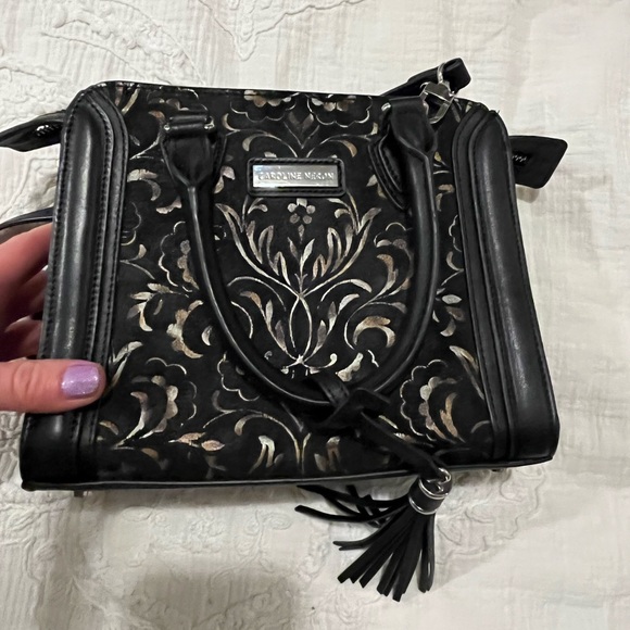 Caroline neron leather bag paisley pattern - Picture 9 of 15